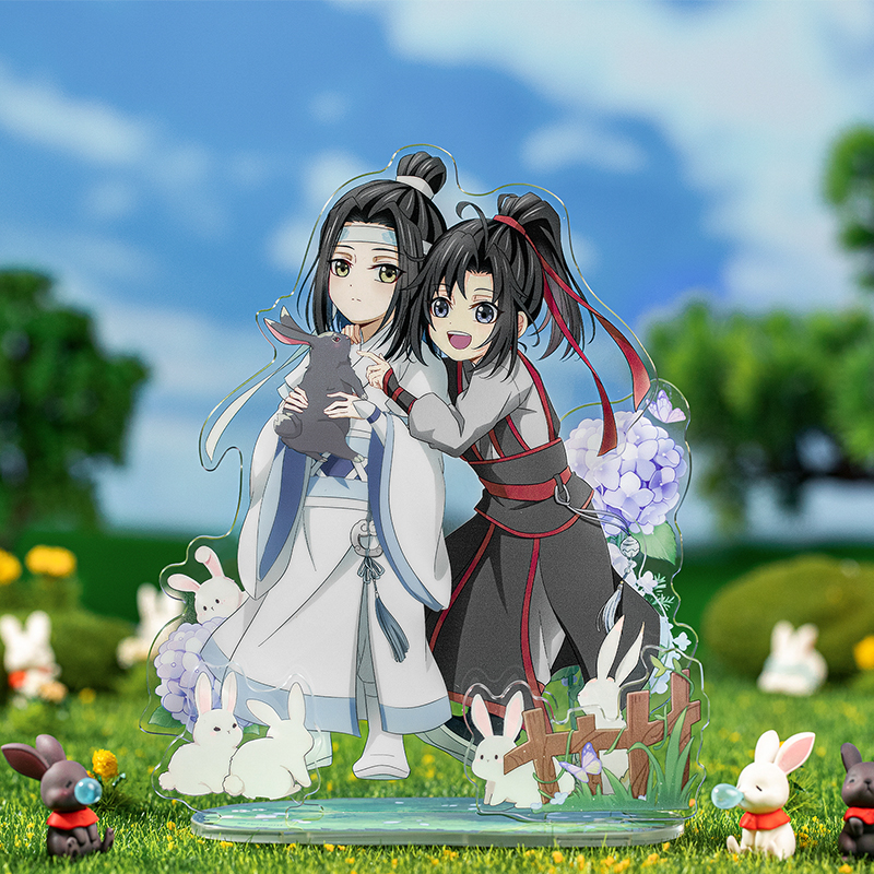 魔道祖师草径游芳立牌徽章色纸