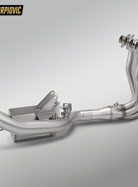 适用于摩托机车张雪500RR 单摇臂双通道阀门前段排气管尾段消声器