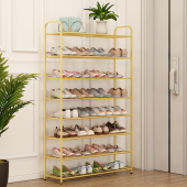 柜室内多层收纳神器宿舍入门窄鞋 铁艺鞋 架入户简易家用门口鞋 架子