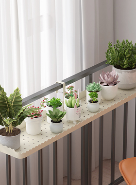 铁艺窗台多肉栏杆花架盆置物架阳台悬挂窗沿花托架子窗外窗户挂架