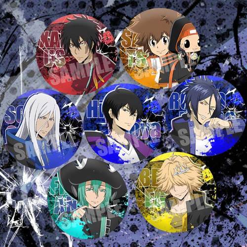 家庭教师朋克风双闪大徽章