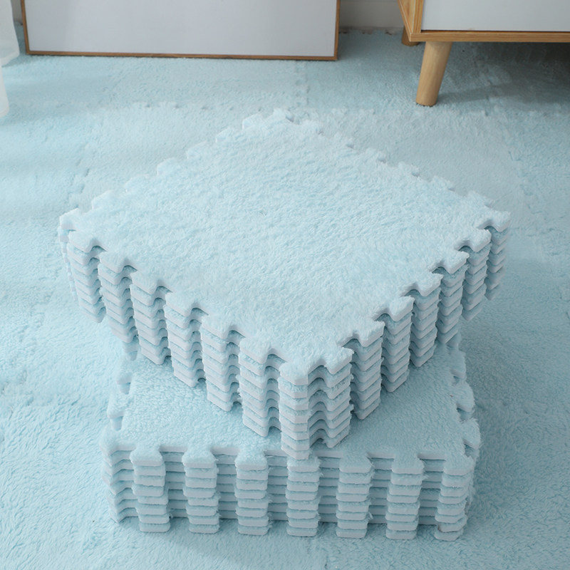 方块卧室地垫防滑房间全铺拼接地毯床边毯满铺客厅大面积毛绒泡沫,居家布艺,地毯,淘宝优惠券,粉丝福利购,淘宝优惠卷