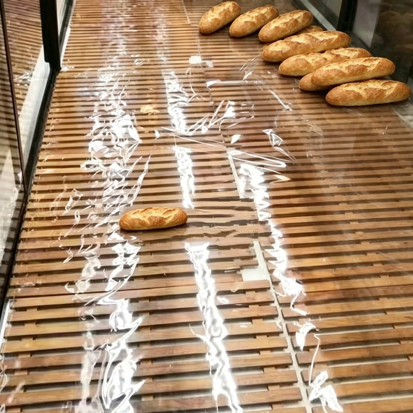 食品级现烤柜面包柜防油透明垫纸图片