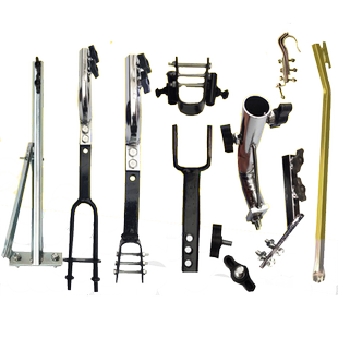 摩托车雨伞支架载重王三轮车电动踏板车弯梁车安装伞撑雨棚伞底座