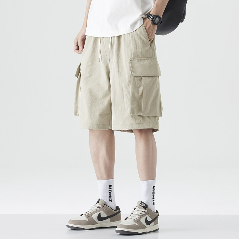 SOTAKEN 潮牌美式工装多口袋运动休闲宽松五分卫裤短裤薄款男夏,男装,休闲裤,淘宝优惠券,粉丝福利购,淘宝优惠卷