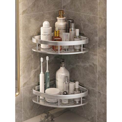 bathroom shelf toilet storage rack no punching shower racks