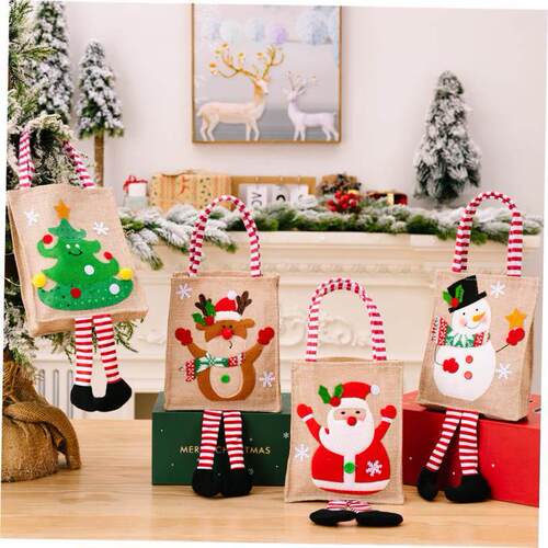 christmas decoration tree Cartoon tote gift bag 耶诞礼物袋