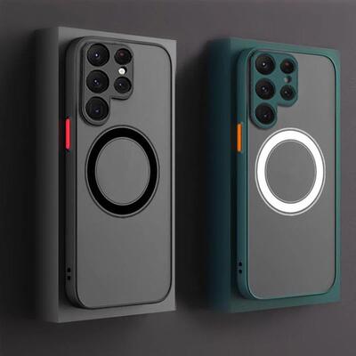 For Magsafe Shockproof Case For Samsung Galaxy S23 Ultra S22 S24 S21Plus S20 S10 NOTE 20 10 9 8