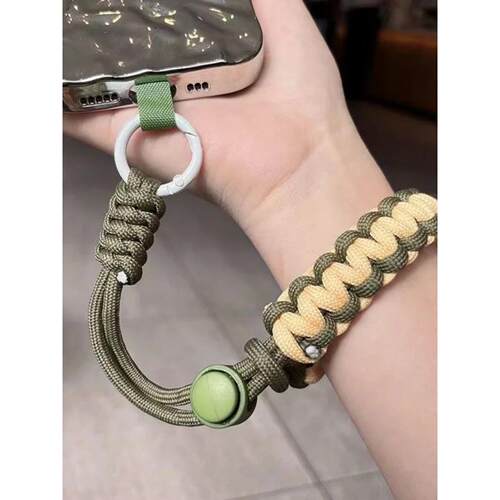 Handwoven adjustable mobile phone universal lanyard wrist st