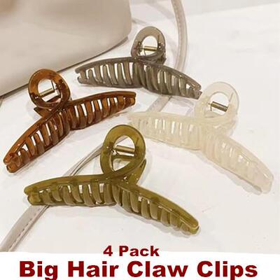Big Hair Claw Clips Butterfly Hair Accessories Jelly Clips