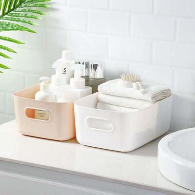 Storage box plastic box transparent dormitory organize boxes