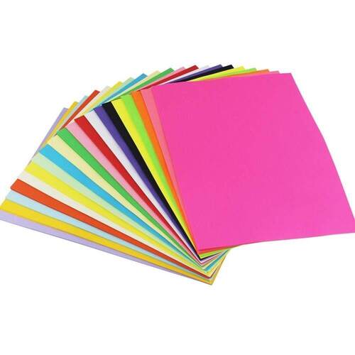 Shipping multicolour 4 brightly colored construction paper