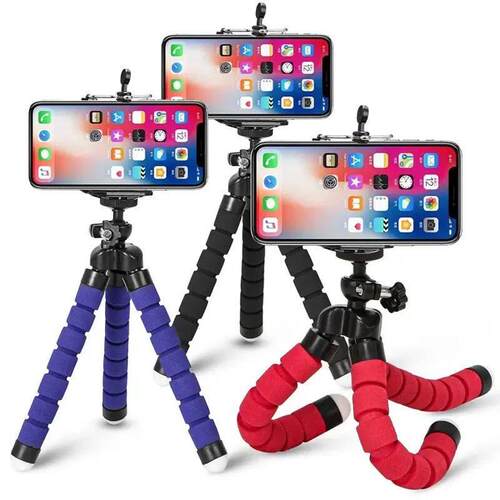 Tripods Tripod For Phone Mobile Camera Holder Clip Smartphon