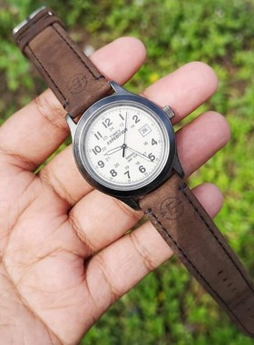 正品天美时Timex男士皮带夜光金属户外运动远征野战手表T49870