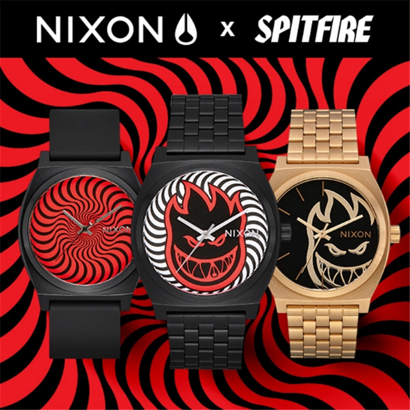 尼克松手表男nixon x spitfire小马宝莉联名小火人男女情侣小金表