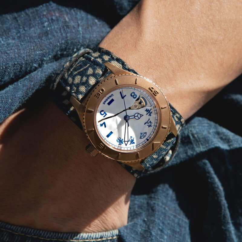 UNDONE创意男士夜光机械手表