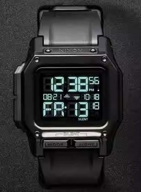 正品美国尼克松nixon regulus户外军表潮流运动男防水夜光手表