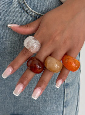 欧美跨境ins风冰透晕染不掉色树