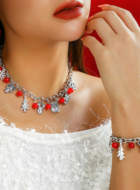 欧美跨境饰品创意多元圣诞树礼盒