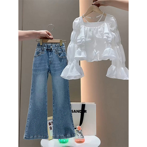 女童秋季时髦韩版休闲两件套