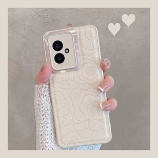 适用于华为荣耀100手机壳100pro新款 女maa一an00曲屏一百x100por全包防摔套p100pr0曲面屏honor1oo简约山茶花