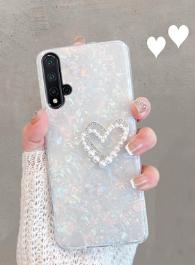 适用于华为nova5pro手机壳nowa5透明sea一al10新款seaal00简约n5por爱心novo创意navo女nava全包防摔note5p0r
