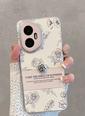 适用于华为荣耀300手机壳300pro新款女amm一an00玫瑰花amp-anoo全包防摔三百por高级感x300ro时尚p300pr0创意