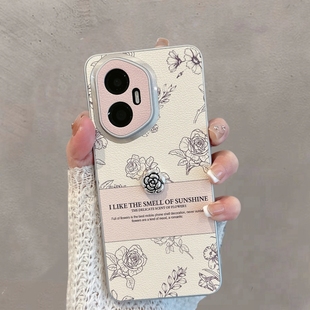 p300pr0创意 anoo全包防摔三百por高级感x300ro时尚 适用于华为荣耀300手机壳300pro新款 女amm一an00玫瑰花amp