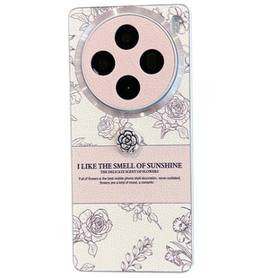 适用于vivox100手机壳x100pro新款viv0x100spro步步高x100s叉spor花朵vovox全包防摔vivix高级感女vox系列por