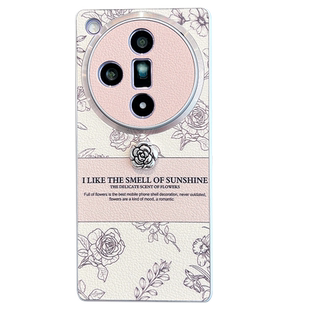 适用于oppofindx7手机壳0pp0find x7ultra新款女oppox7u玫瑰花oppofind全包防摔fandx高级感oppofandx创意opx