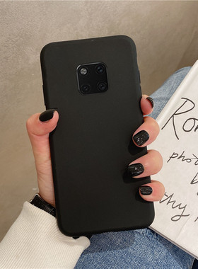 适用于华为mate20pro手机壳磨砂黑色mete全包防摔m20por保护套meta男matepro女潮mt20p简单mata软壳mare软胶