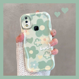 z3x创意软壳 女y85vivo全包防摔z1青春版 适用于vivoy85手机壳vivoz1i小清新85a绿色v1730da dt花朵v1801a0新款