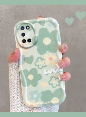 适用于oppoa52手机壳小清新pdam10绿色0pp0a52花朵opa新款opp0女oppa全包0ppoa防摔oppora创意poopa软壳opooa