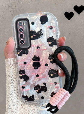 适用于华为nova7手机壳novo7pro可爱nava7se5g创意jef一an00猫咪navo75g新款n7por女nowa全包防摔note七n0va7