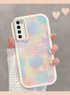 适用于华为nova7手机壳nove7pro5g新款jef一an00女novo75g网红n7por曲屏nava七note小清新nowa7p全包防摔navo