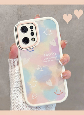 适用于oppofindx5手机壳新款pffm10女ins风oppo创意find x5小清新opx全包防摔oppox5硬壳oppfindx五opopfindx