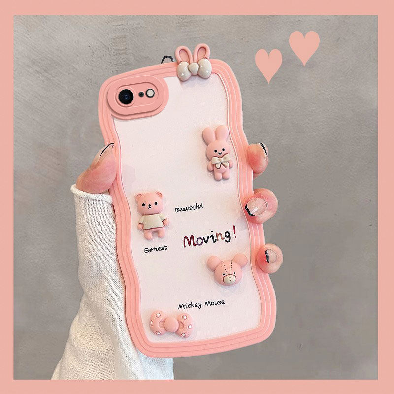 适用苹果6s手机壳6splus新款iphone6plus可爱ip六s立体i6卡通i6s女ps