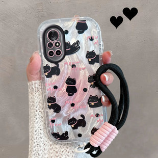 nowa全包防摔nava an70可爱n8猫咪navo8新款 适用于华为nova8手机壳荣耀v40轻奢版 novo8pro创意ang一an00女ala