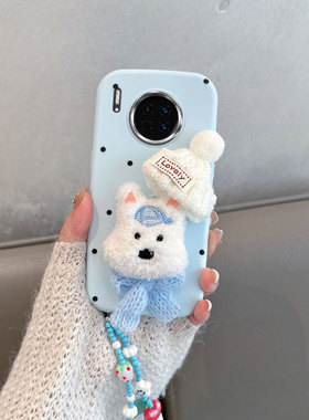 适用于华为mate30手机壳m30pro新款mt30epro5g女tas一an00个性创意meta305g版mete30p可爱小狗ma3por防摔软壳