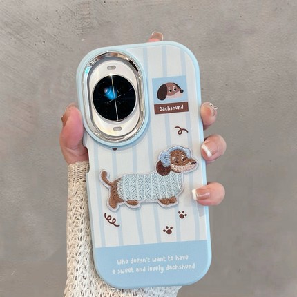 适用于华为nova14手机壳n0va14pro新款女tlr一al00可爱nove小狗note14防摔navo软壳novo创意nava蓝色系n14por