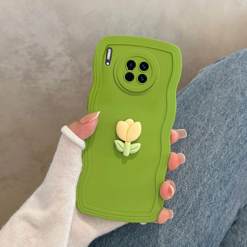 适用华为mate30手机壳mete30pro5g新款meta305g版epro小清新por绿色