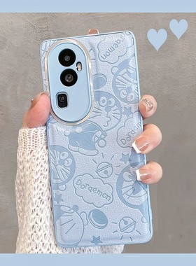适用于opporeno10手机壳reno10pro5g蓝色0pp0rone十por+新款phw110全包防摔oppo创意opopreno8可爱女ooporeno