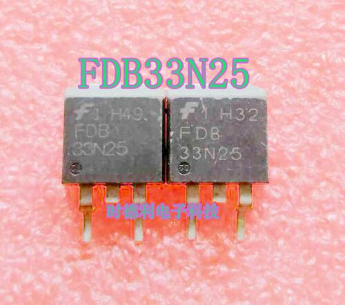 原装进口FDB33N25 FDB33N25TM TO263贴片液晶电视管33A/250VN沟道