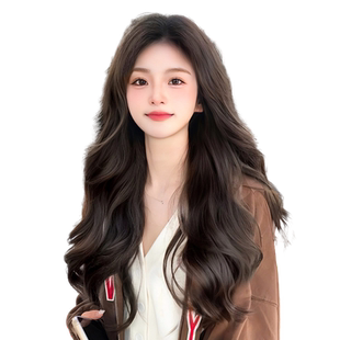 假发女长发一片式u型法式大波浪隐形无痕仿真发增发量蓬松假发片