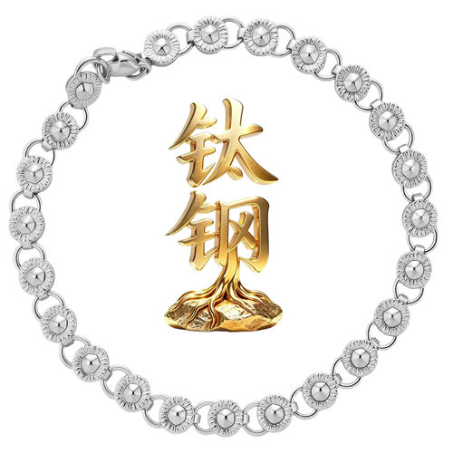 钛钢手链不锈钢材质时尚首饰小众