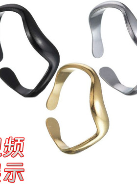 日韩ins风饰品太钢ring