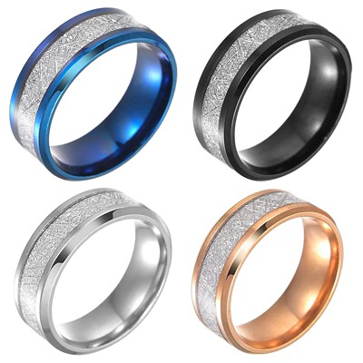 情侣对戒ring钛钢指环滴油冰丝