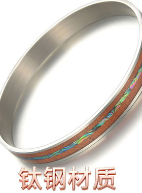 女士线型闭口钛钢细手镯圈手环日