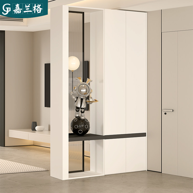 奶油风入户鞋柜玄关柜一体实木玄关柜客厅屏风隔断柜门厅柜子9W47,住宅家具,门厅/玄关柜/玄关架,淘宝优惠券,粉丝福利购,淘宝优惠卷