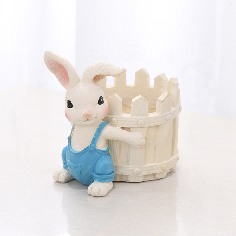 述息卡通可爱多肉植物花盆树脂花盆小兔子花盆创意桌面花园摆件,鲜花速递/花卉仿真/绿植园艺,花盆,淘宝优惠券,粉丝福利购,淘宝优惠卷